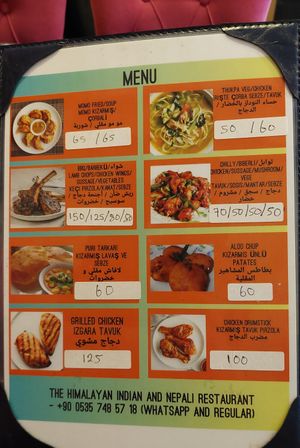  at The Himalayan Restaurant in Istanbul