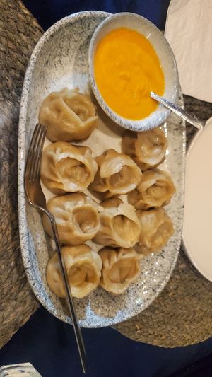 Steamed momo at The Himalayan Restaurant in Istanbul