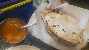 Roti at The Himalayan Restaurant in Istanbul