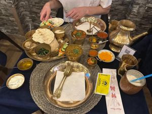 Thali for 1? at The Himalayan Restaurant in Istanbul