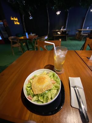 Vegan Caesar’s Salad   at Black Forest Cafe in Yogyakarta