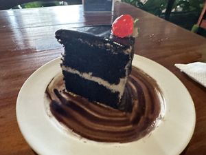 Black Forest cake   at Black Forest Cafe in Yogyakarta