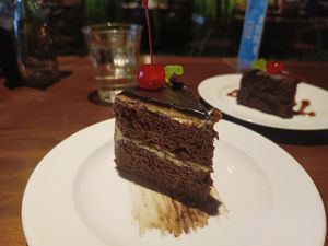 GF black forest - needs some improvement at Black Forest Cafe in Yogyakarta