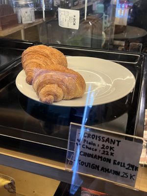 Croissant   at Black Forest Cafe in Yogyakarta