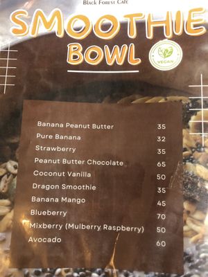 Menu page 1 08/23  at Black Forest Cafe in Yogyakarta