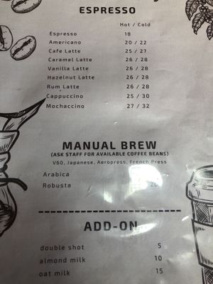 Menu page 2 08/23  at Black Forest Cafe in Yogyakarta