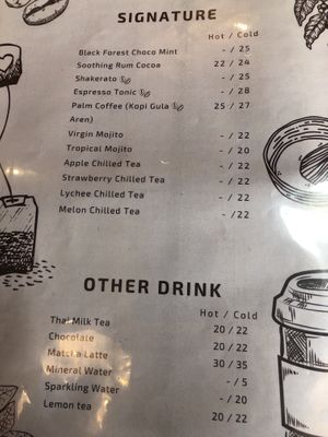 Menu page 3 08/23  at Black Forest Cafe in Yogyakarta