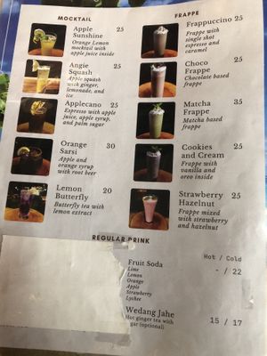 Menu page 5 08/23  at Black Forest Cafe in Yogyakarta