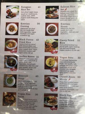 Menu page 10 08/23  at Black Forest Cafe in Yogyakarta