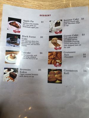 Menu page 11 08/23  at Black Forest Cafe in Yogyakarta