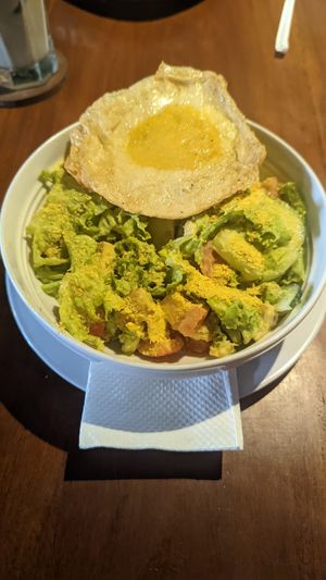 Caesar Salad - bit disappointing (small; plain "chicken") at Black Forest Cafe in Yogyakarta