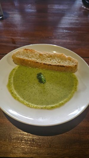 Brocoli Soup at Black Forest Cafe in Yogyakarta