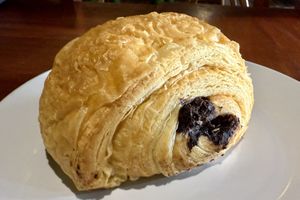 Chocolate croissantt  at Black Forest Cafe in Yogyakarta