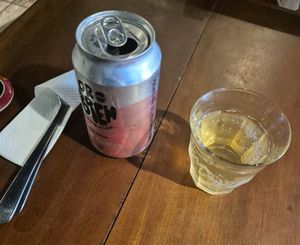 Kombucha pine lime at Black Forest Cafe in Yogyakarta