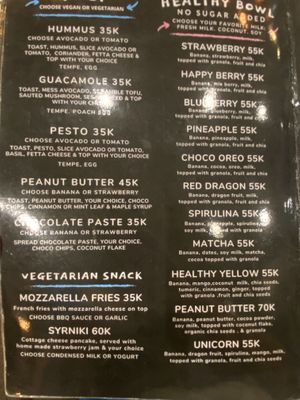 Menu   at Nyom Nyom in Tibubeneng