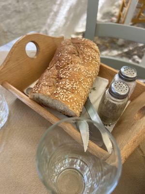 Bread   at Mpakalógatos in Naxos