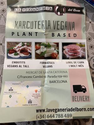 Mercado de santa caterina   at La Veganeria del Born in Barcelona