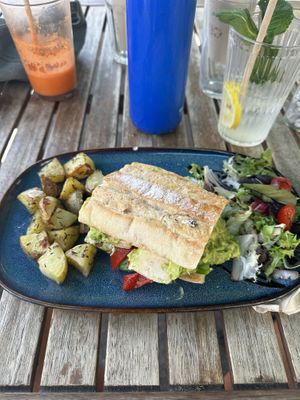   at Flora Cafe in Barcelona