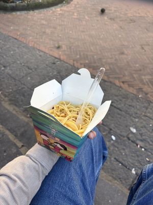 ‘Napoli’ Spaghetti- garlic, oil, chilli pepper   at 120 Grammi Spaghetti Takeaway in Naples