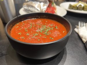 Vegan meat balls  at Cafe Emis in Kennett Square