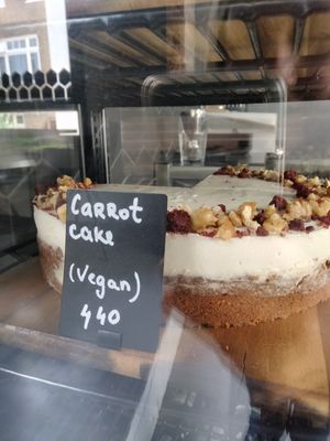 Vegan cake at Cafeïne in Arnhem