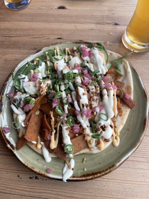 Karma Kebab (vegan)  at Beachclub Bora Bora in The Hague