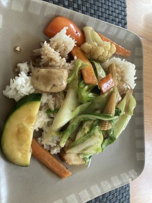 Vegetable and Tofu in lemongrass and chili sauce  at Gourmand Grill  in Ry