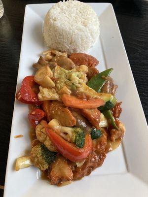 Vegetarisk “and” i vegansk udgave   at Gourmand Grill  in Ry