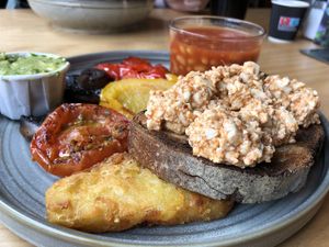 The vegan breakfast  at Brunchin’ in Liverpool