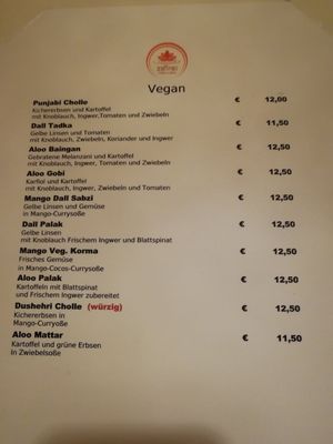  at Zaffran Indian Cuisine in Salzburg