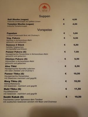  at Zaffran Indian Cuisine in Salzburg