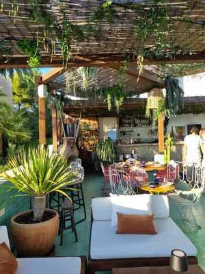 Rooftop restaurant at Mikasa Ibiza Boutique Hotel Restaurant in Ibiza