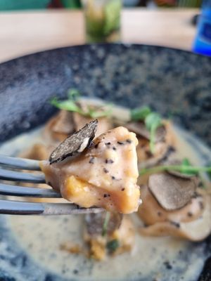 Ravioli at Mikasa Ibiza Boutique Hotel Restaurant in Ibiza