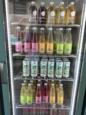 Large selection of kombucha   at Mikasa Ibiza Boutique Hotel Restaurant in Ibiza