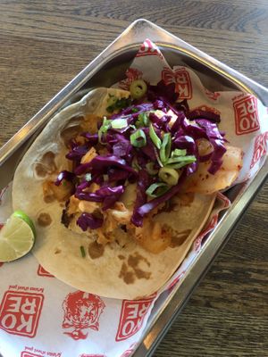 taco cauliflower   at Kore in Reykjavik