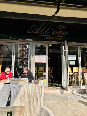 The restaurant   at All'oro in Subotica