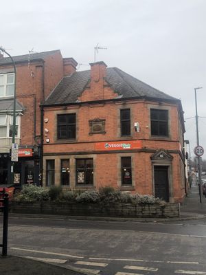 From the outside   at Veggiemaster  in Nottingham