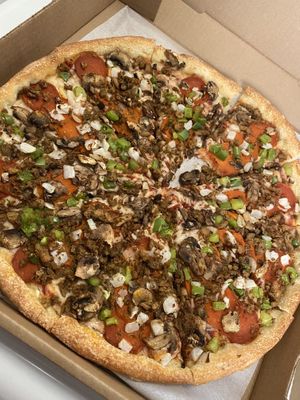 Vegan supreme  at Master Pizza in Fairlawn