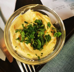 Hummus at Csillag Büfé a Rómain in Budapest