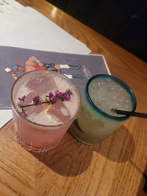 Sakura cocktail, caipirinha cocktail at Las Dos Caras in Tokyo
