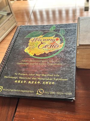   at Warung Ceria Vegetarian in Tabanan