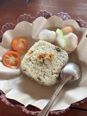 fried rice   at Warung Ceria Vegetarian in Tabanan