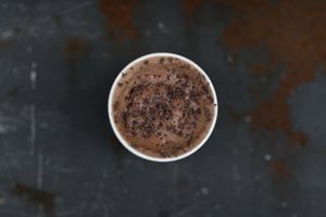 Vegan dark hot Chocolate at Chocosy in Bad Toelz