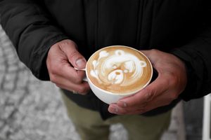 Vegan Cappuccino at Chocosy in Bad Toelz
