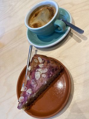 Rhubarb pie   at Café Boudin in Brussels