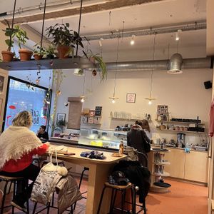 Inside  at Café Boudin in Brussels