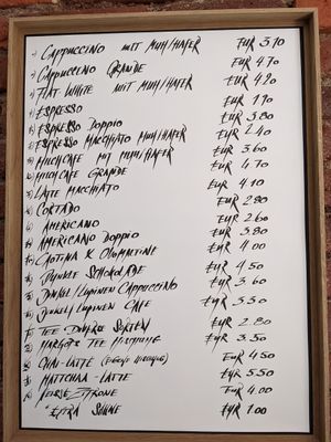 Beverages at Scheinpflug - Feines Eis in Freiburg