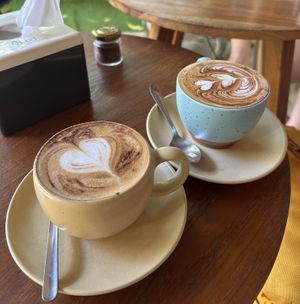 Coffee with oat milk (additional 10k)  at Three Steps Coffee in Pecatu