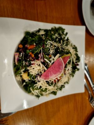 Kale salad at Belse Restaurant NYC in New York City