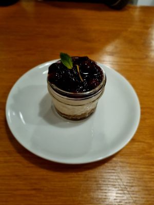 Cheesecake at Belse Restaurant NYC in New York City